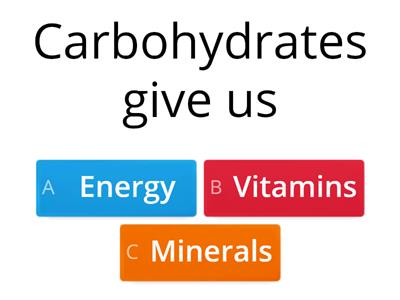 Nutrients quiz