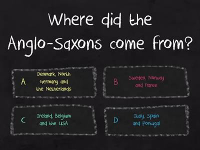 Anglo-Saxons and Vikings (Year 5 End of Topic)