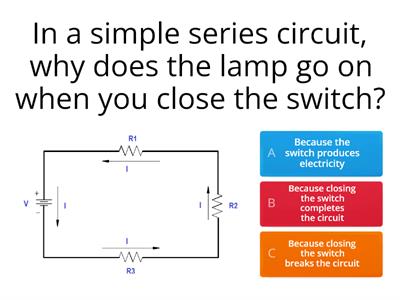 Electrical Circuits quiz