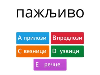 Непроменљиве врсте речи   српски језик