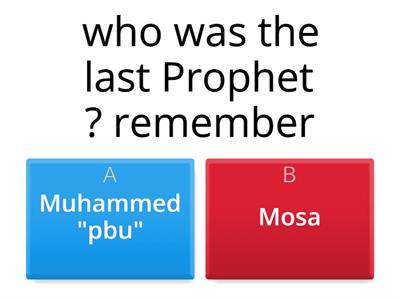  lesson Prophet muhammed"pbu"