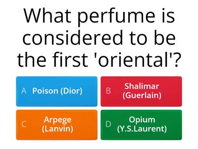 Fragrance History Quiz