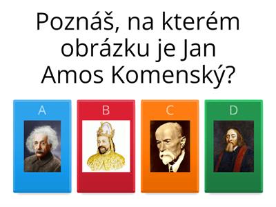 Jan Amos Komenský - kvíz