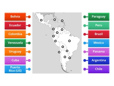 Latin America Political Map