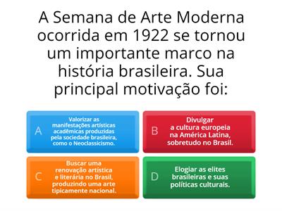 Quiz de História.