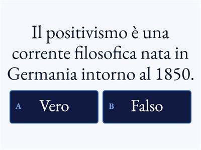 Il Positivismo