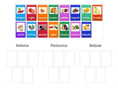 Třídění plodů