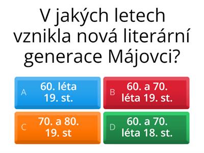 Česká literatura 2. pol. 19. stol.