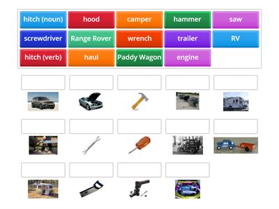 Topic - Vehicles and Tools