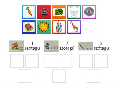 Hány szótagból állnak a szavak? "Törd el" a szavakat!