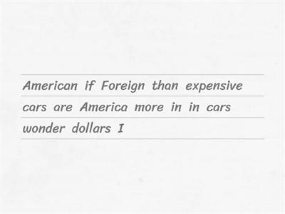 American and Foreign Car Prices