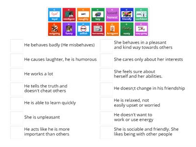 Personality traits 