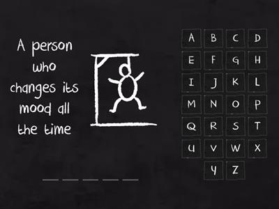 hangman Personality Traits