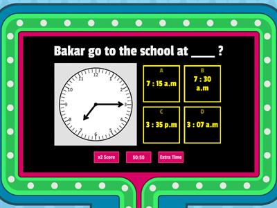 HOUR AND MINUTE QUIZ