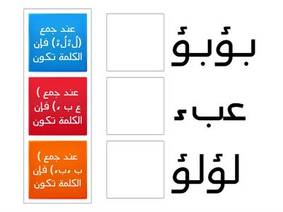 تدريبات على الهمزة المتوسطة والهمزة المتطرفة