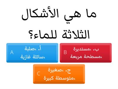 امتحان في مادة العلوم الصف الرابع الأبتدائي الترم الأول 