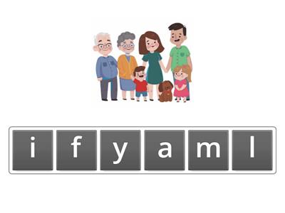 Solutions Elementary Family Anagram