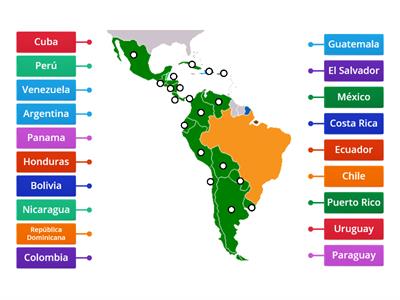  Los países hispanohablantes de América Latina