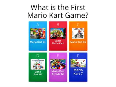 The Mario Kart Quiz