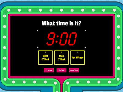 Telling Time on Digital Clocks