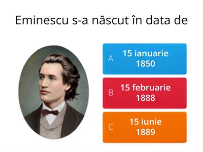 Viața și opera lui M.Eminescu