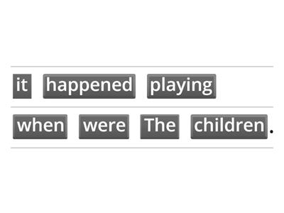 Past simple vs past continuous 