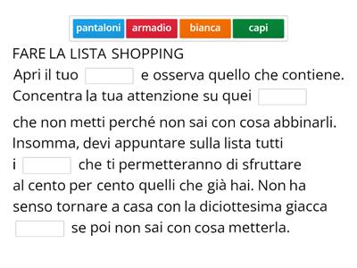 Consigli per fare shopping