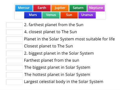 Solar System Game