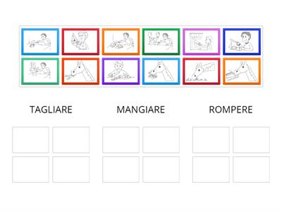 LINGUAGGIO- associa verbi a immagine