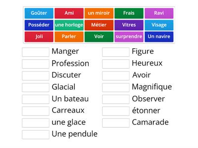 Les synonymes- P3