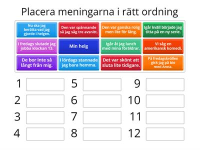 Min helg - lästräning