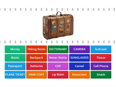  SP - Traveling Items (Find the match)