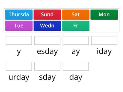 Days of the Week 