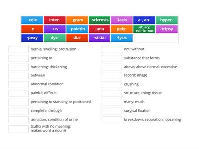 12.Urinary Prefixes & Suffixes