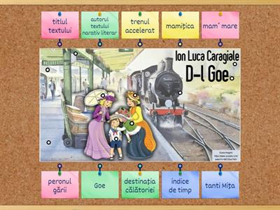 LLR - VI - Textul narativ literar - „D-l Goe...” de Ion Luca Caragiale (Activitate diferențiată)