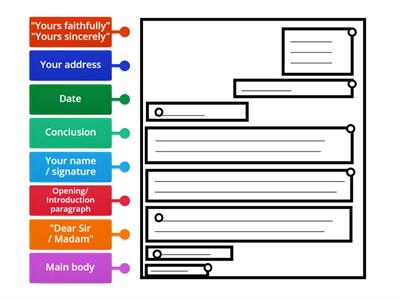  Formal letter writing structure