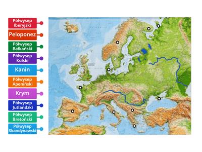 Półwyspy Europy