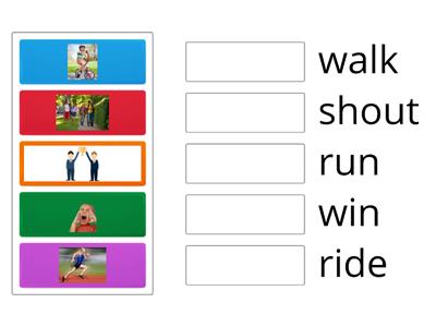 Walk, Ride, Run Verbs