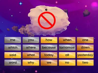 First Grade CKLA Tricky Words