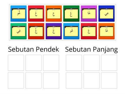 Kelaskan sebutan panjang & pendek.  (  'Ain & Ghin )