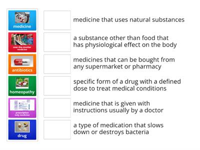 U13 Chapter 1 Types of Medicines