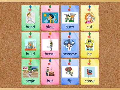 Past simple irregular verbs