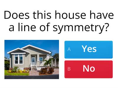 Lines of Symmetry and Angles in Houses