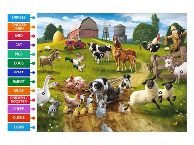 CAN YOU FIND ALL THE FARM ANIMALS?