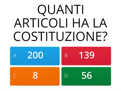 LA COSTITUZIONE ITALIANA