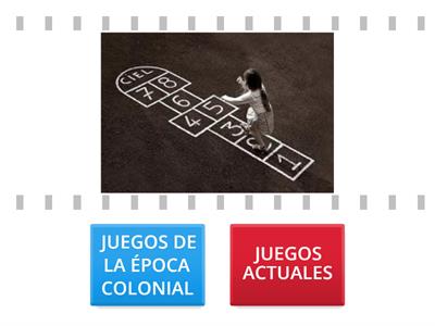JUEGOS DE LA EPOCA COLONIAL Y JUEGOS ACTUALES