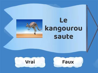 Vrai ou faux: les animaux