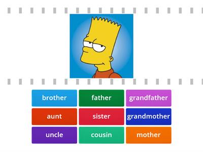 Simpsons FAMILY - Find the match