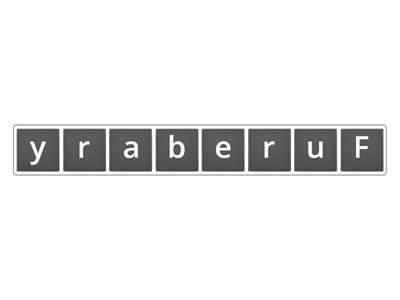 Anagrams- can you unjumble the letters to spell the word