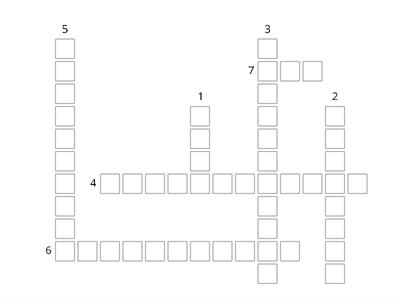 Complete the Crossword puzzle by typing the answers in English طابق المعلومات الشخصية 